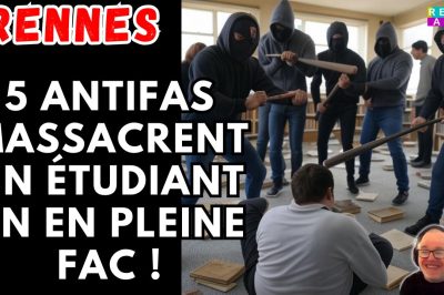 Rennes : 5 antifas massacrent un étudiant RN en pleine fac !